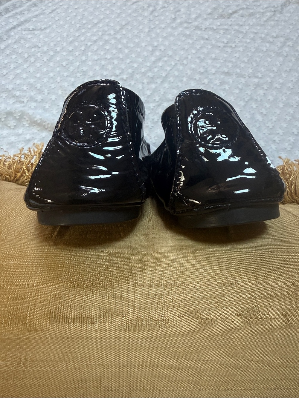 Tory Burch Eddie patent leather ballet flats size 9 - Picture 6 of 15